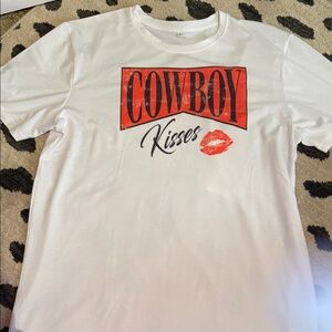 White Cowboy Kisses T-Shirt